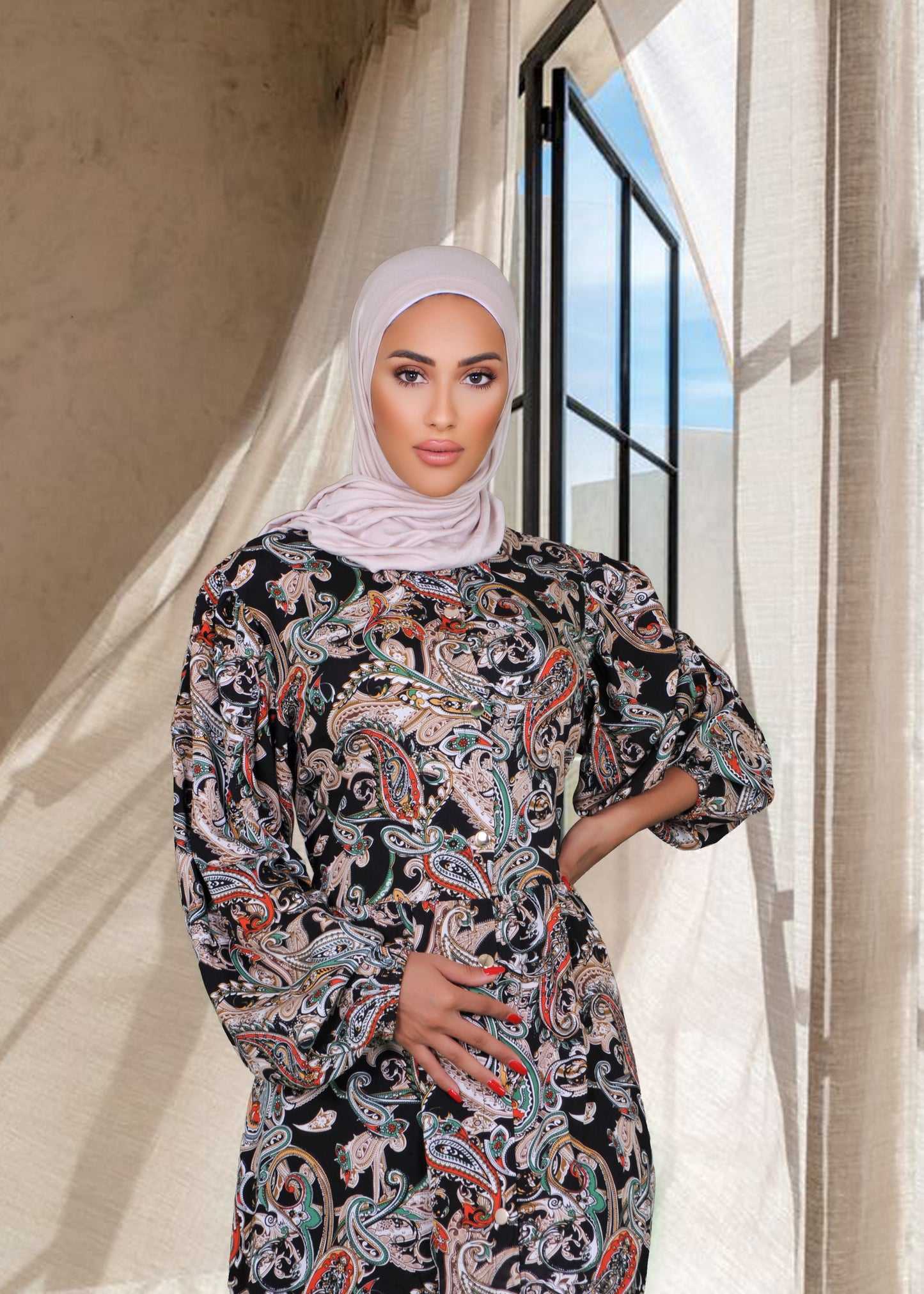 Timeless Paisley Dress